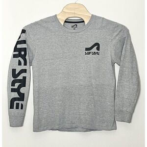 Surf Style T- Shirt Men's Medium Gray‎ Black Surf Beach Alabama Southern Outdoor